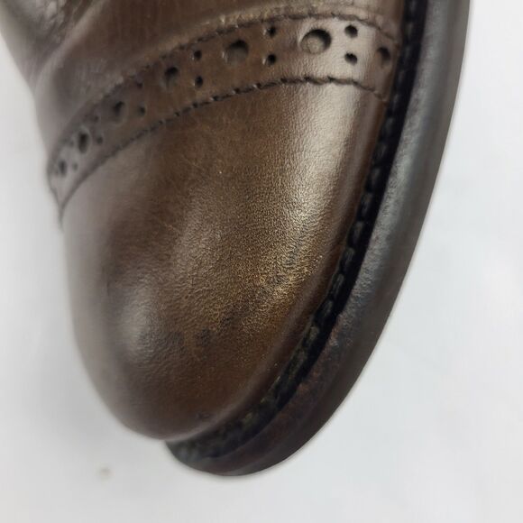 Tory Burch Chelsea Ankle Boots Patent Leather Brown Size 7 M - Picture 3 of 16